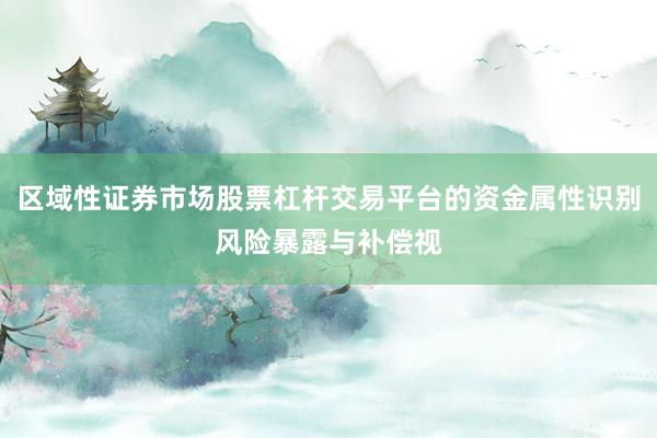 区域性证券市场股票杠杆交易平台的资金属性识别风险暴露与补偿视
